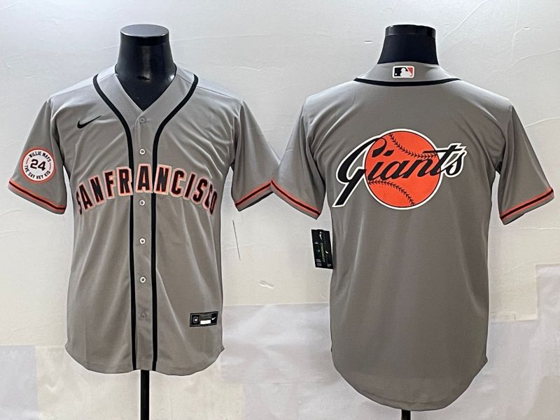 Men 2025 San Francisco Giants Blank Grey Game Nike MLB Jersey style 10->san francisco giants->MLB Jersey